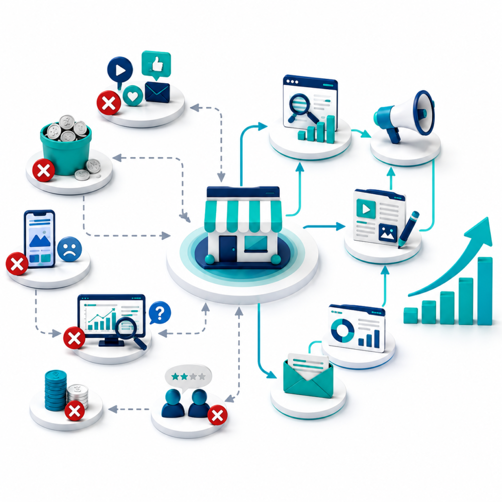 Common Digital Marketing Mistakes Small Businesses Make
