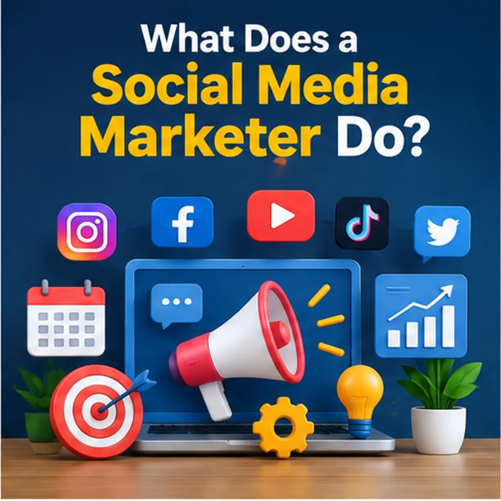 what does a social media marketer do